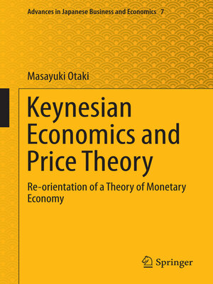cover image of Keynesian Economics and Price Theory
